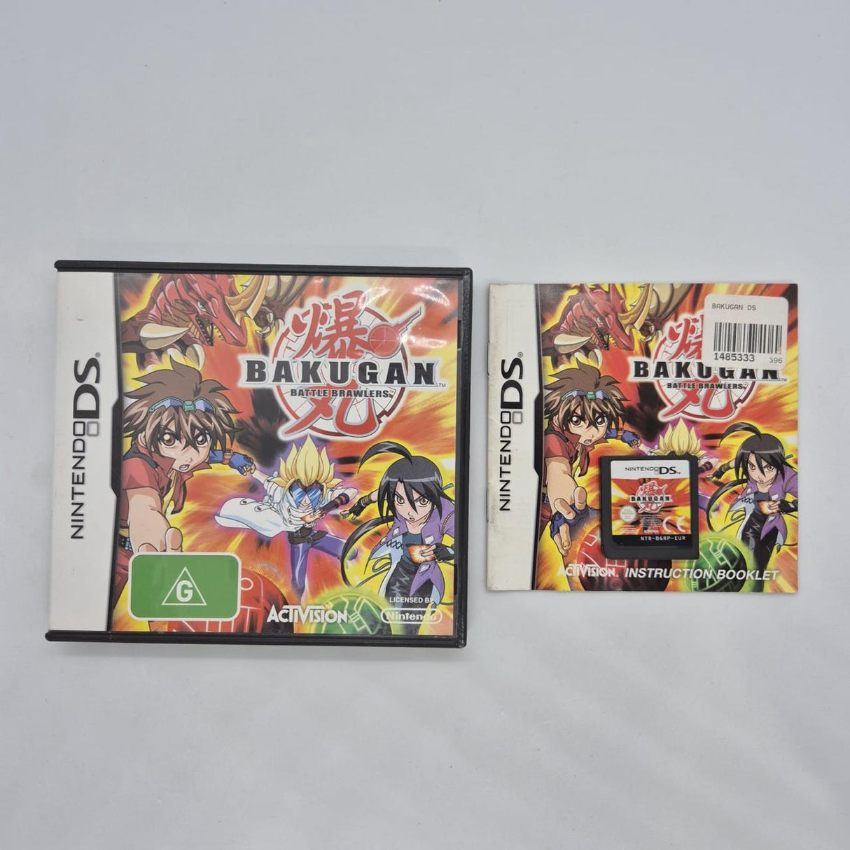 Bakugan Battle Brawlers Nintendo DS Game + Manual