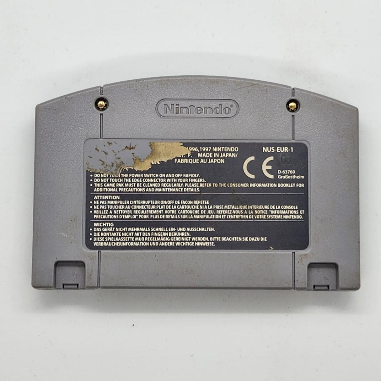 Golden Eye 007 Nintendo 64 N64 Game Cartridge PAL