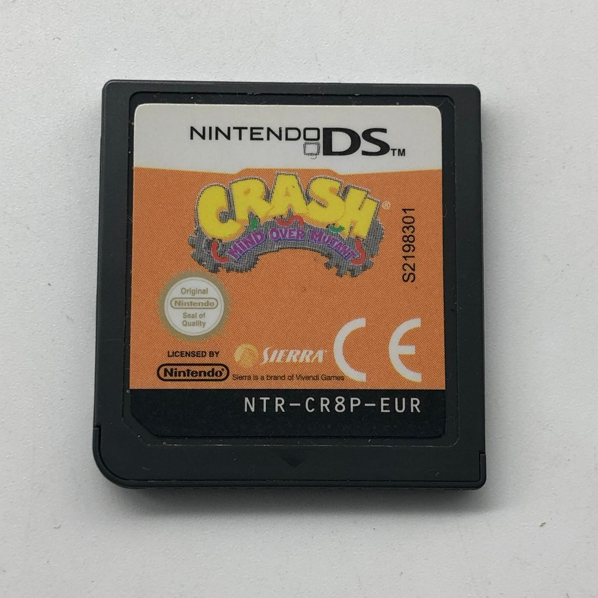 Crash Mind Over Mutant Nintendo DS Game Cartridge