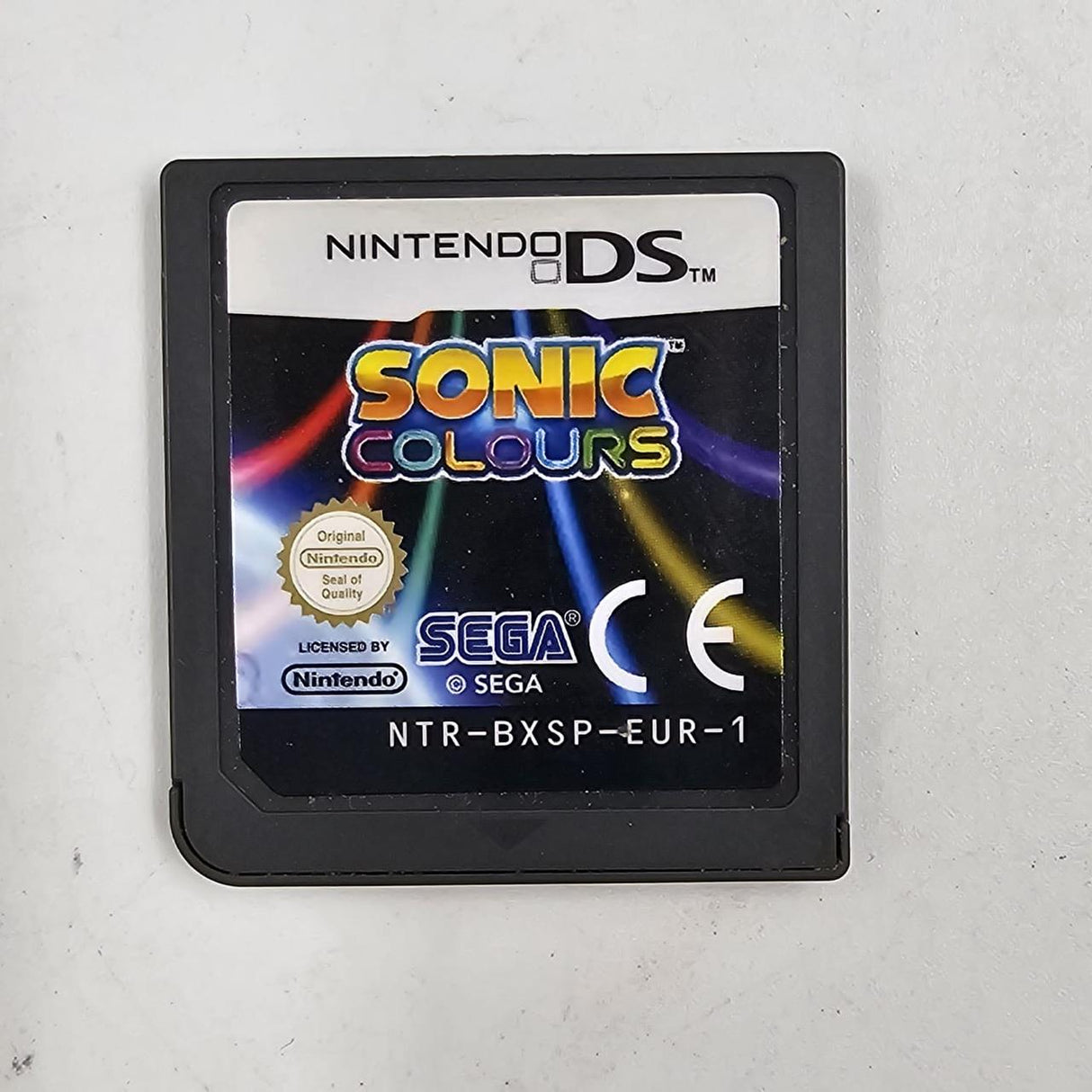 Sonic Colours Nintendo DS Game Cartridge