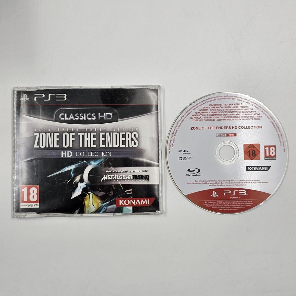 Zone of the Enders HD Collection Promo PS3 Playstation 3 Game PAL