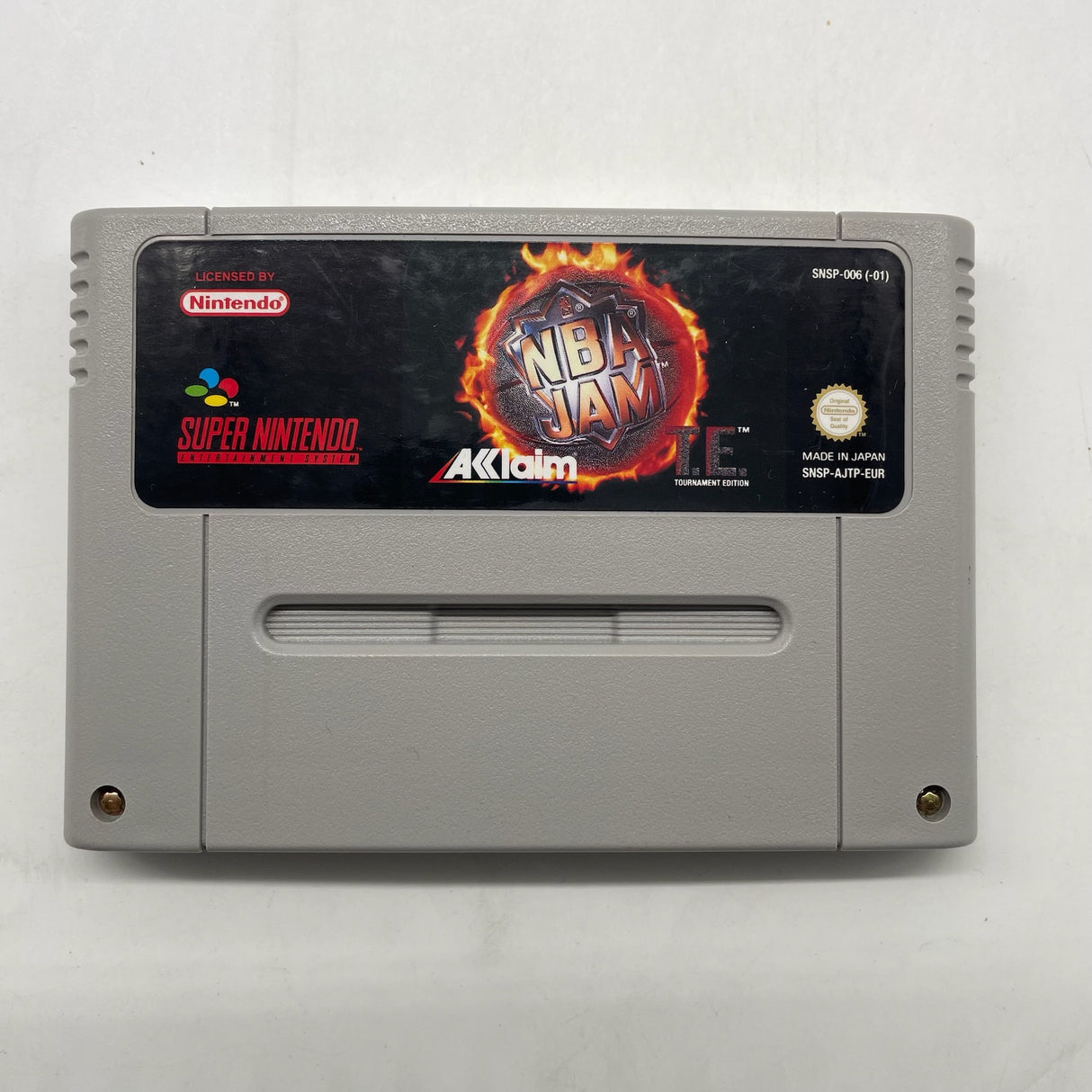 NBA Jam T.E Tour Edition Super Nintendo SNES Game Boxed Complete PAL