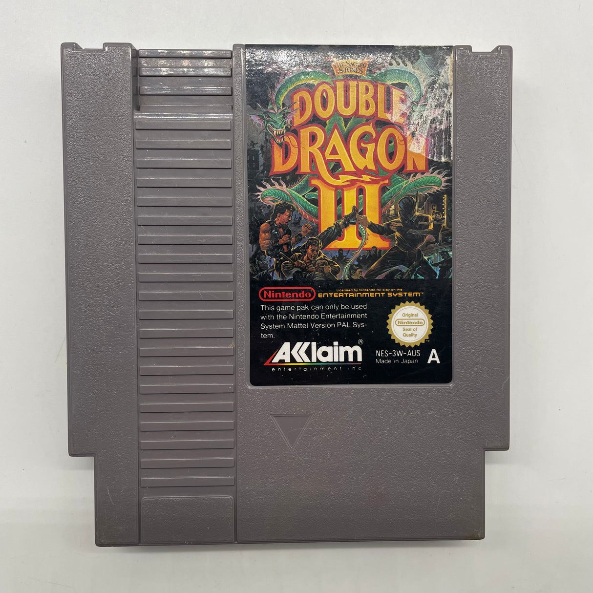 Double Dragon 3 III NES Nintendo Entertainment System Game Cartridge Only PAL