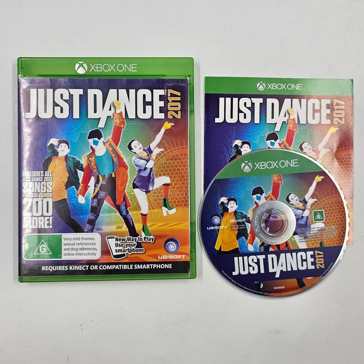 Just Dance 2017 Xbox One Game + Manual PAL