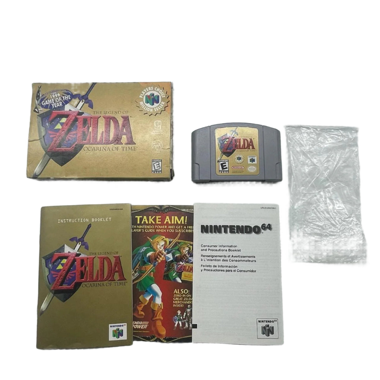 The Legend of Zelda Ocarina of Time Nintendo 64 N64 Game Boxed Complete PAL