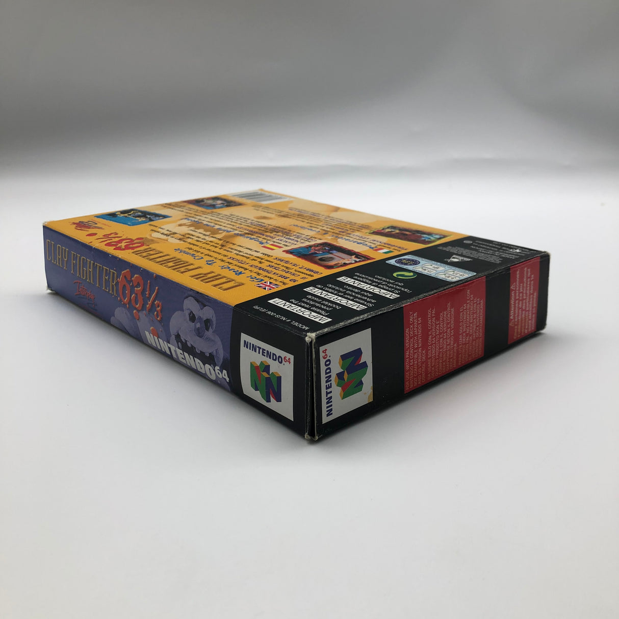 Clay Fighter 63 ⅓ Nintendo 64 N64 Game Boxed Complete PAL