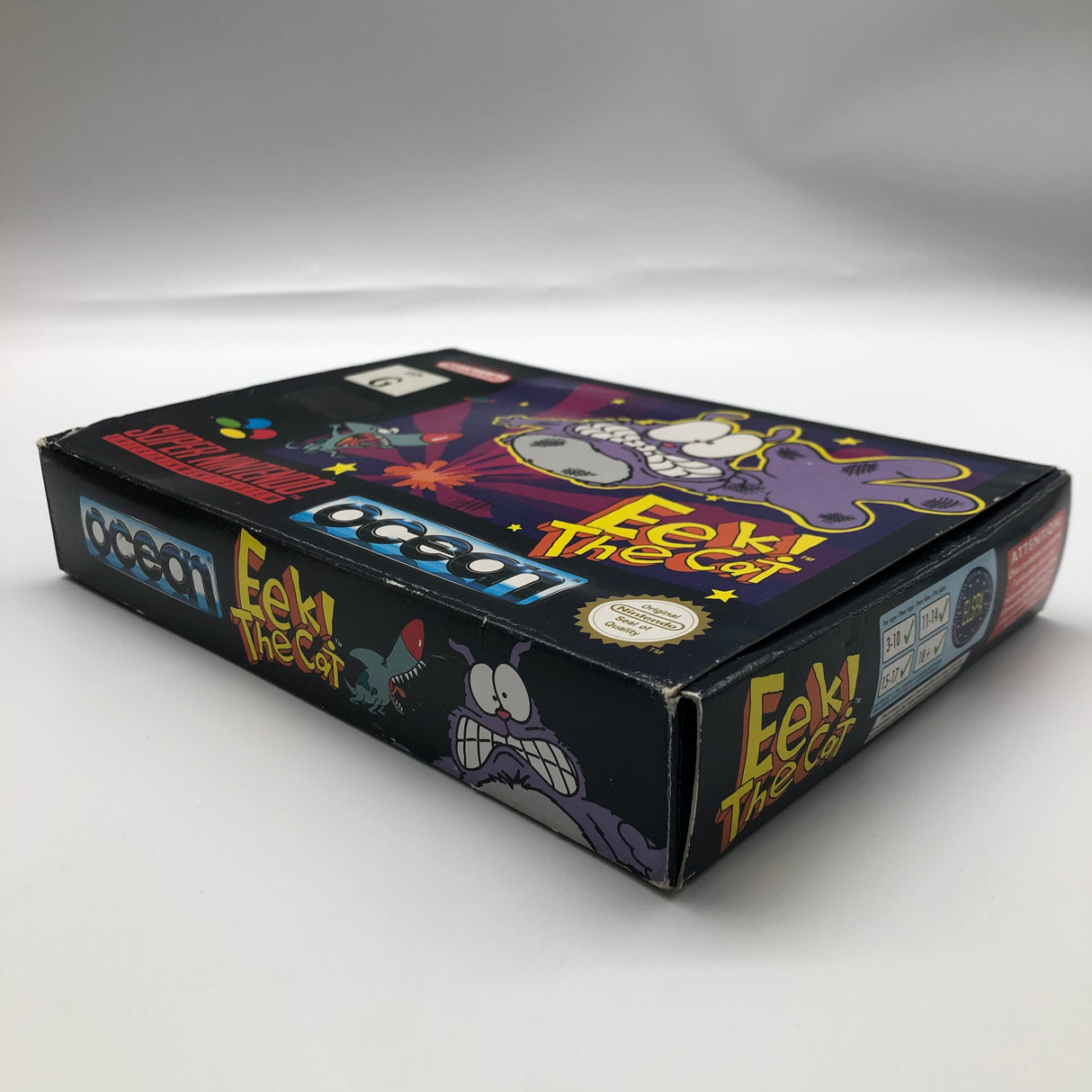 Eek! the Cat Super Nintendo SNES Game Boxed Complete PAL