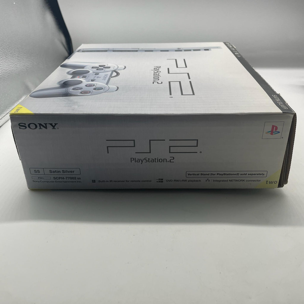 Sony PS2 PlayStation 2 Silver Slim Console with Controller Boxed PAL