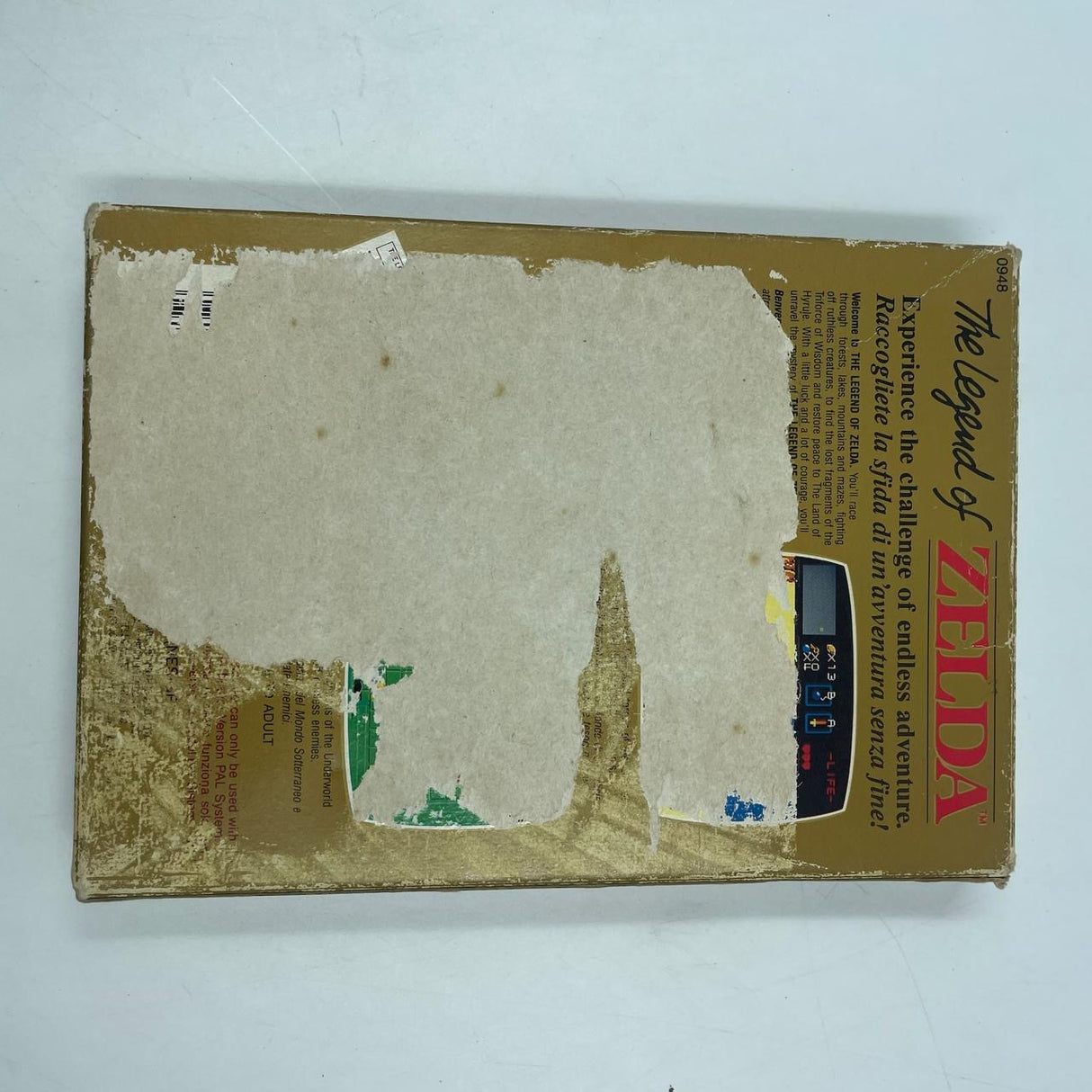 The Legend Of Zelda Nintendo Entertainment System NES Game Boxed PAL