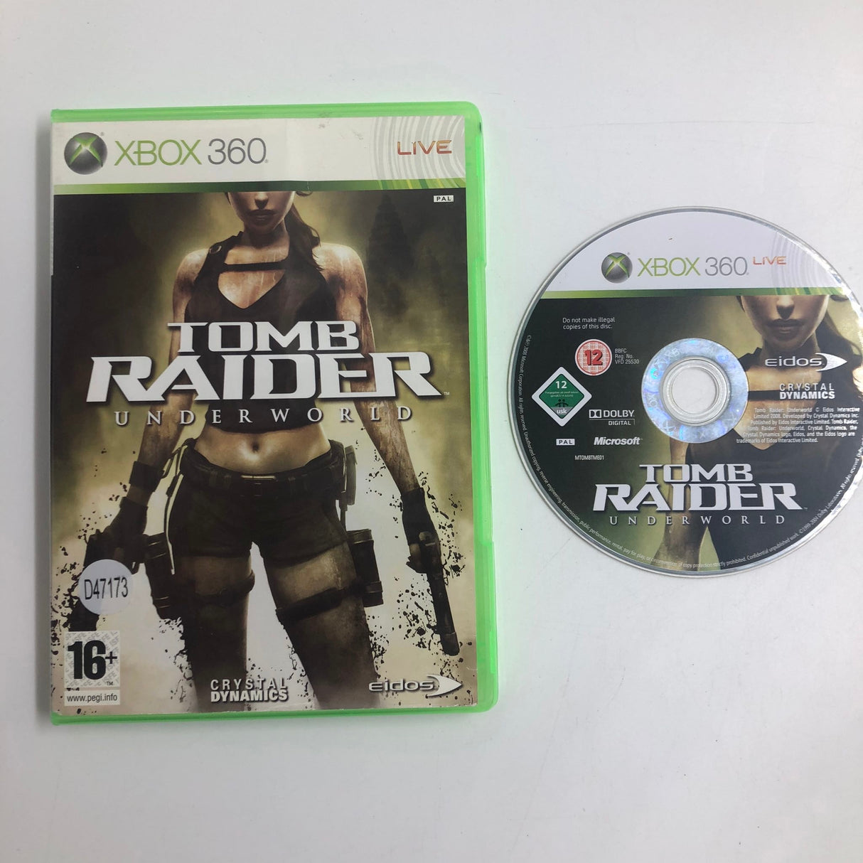 Tomb Raider Underworld Xbox 360 Game PAL