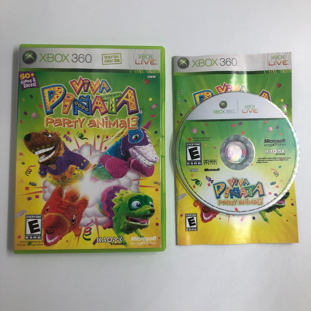 VIVA Pinata Party Animals Xbox 360 Game + Manual PAL