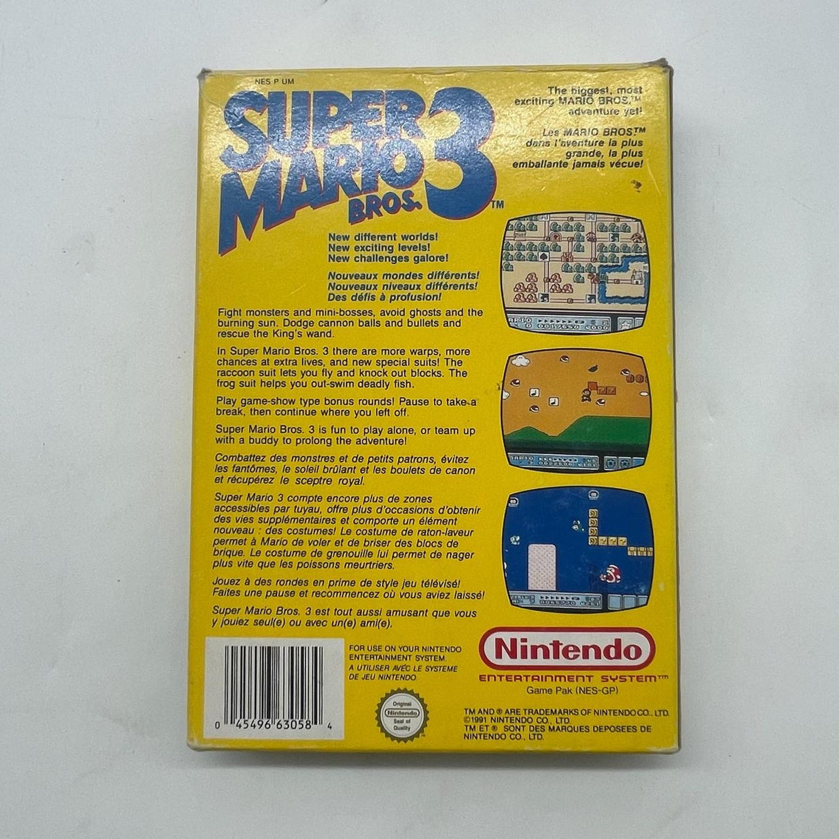Super Mario Bros 3 Nintendo Entertainment System NES Game Boxed Complete PAL