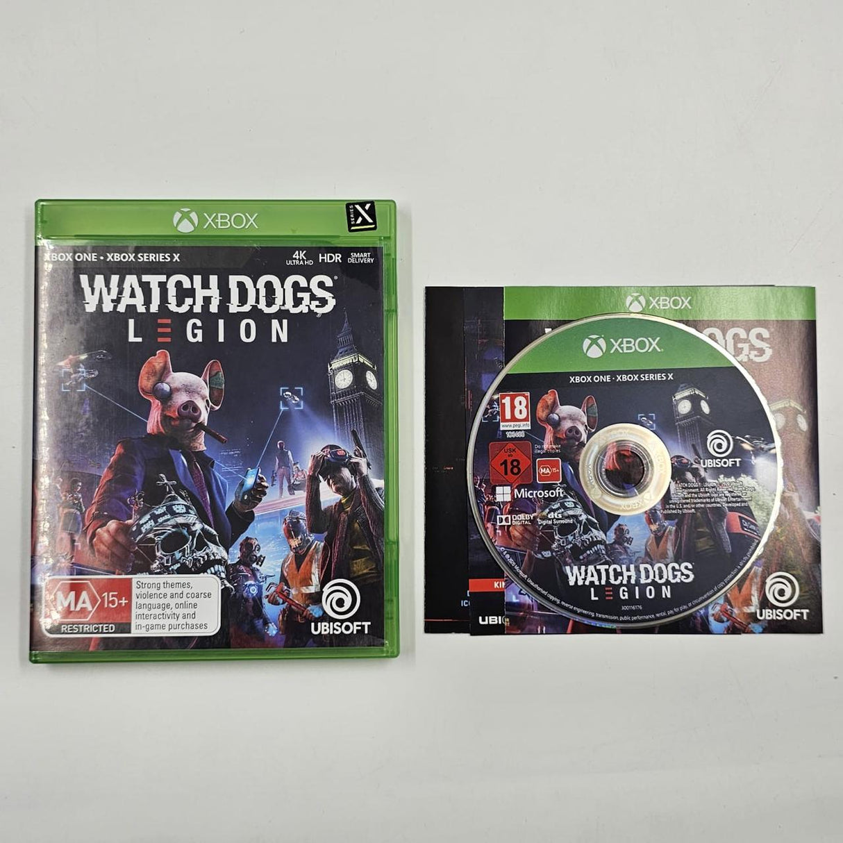 Watch Dogs Legion Xbox One X Xbox Series Game + Manual PAL