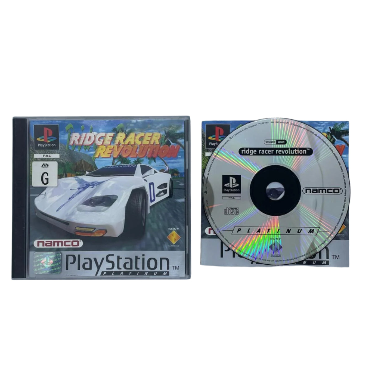 Ridge Racer Revolution PS1 Playstation 1 Game + Manual PAL
