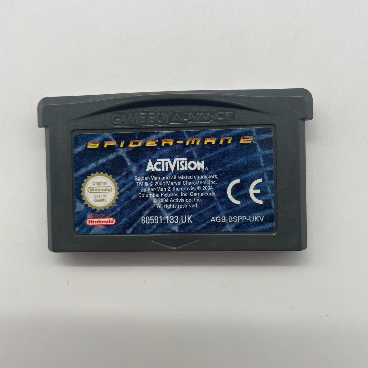 Spider-Man 2 Nintendo Gameboy Advance GBA Game Cartridge