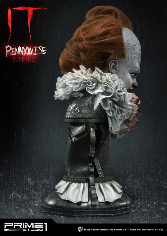Prime 1 Studio HDBIT-03 IT Pennywise Surprised 1/2 Bust Statue Figure 201/250
