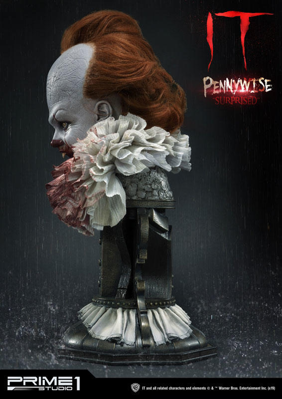 Prime 1 Studio HDBIT-03 IT Pennywise Surprised 1/2 Bust Statue Figure 201/250