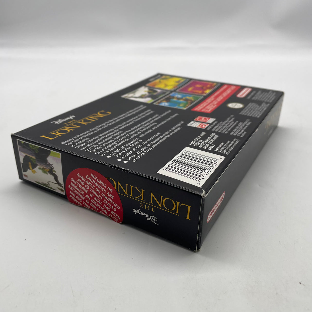 The Lion King Super Nintendo Entertainment System SNES Game Boxed Complete