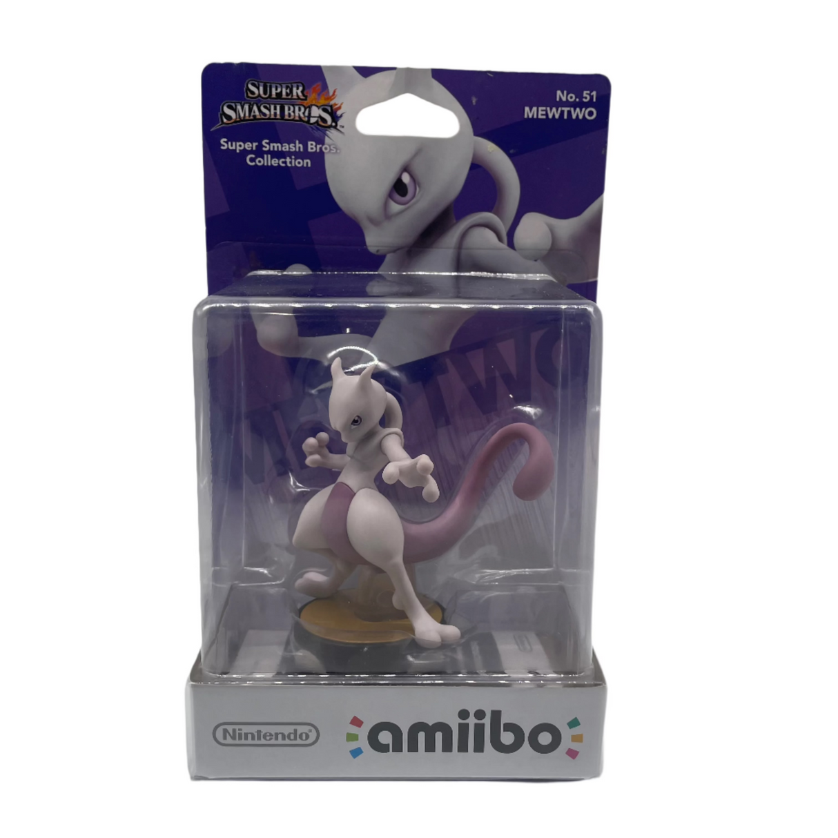 Mewtwo No. 51 Super Smash Bros Amiibo