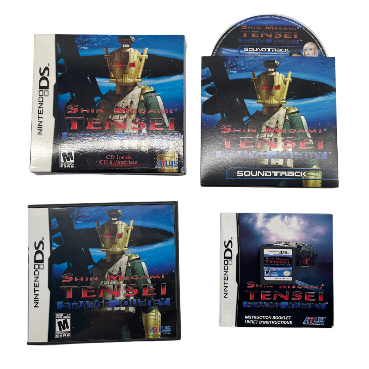 Shin Megami Tensei Strange Journey Nintendo DS Game Complete Boxed NTSC with Soundtrack CD