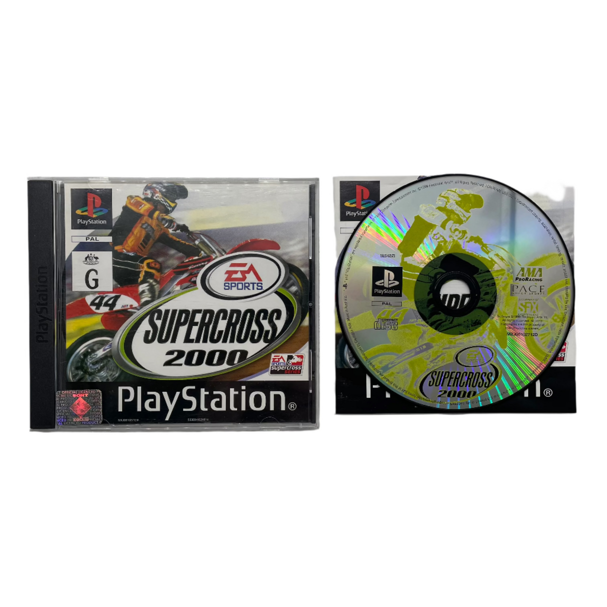 EA Sports Supercross 2000 PlayStation 1 PS1 Game + Manual