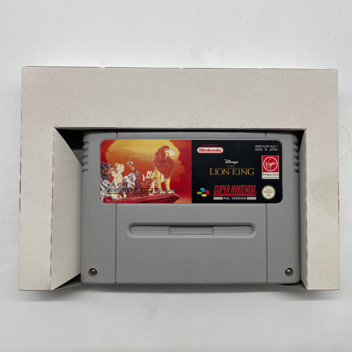 The Lion King Super Nintendo Entertainment System SNES Game Boxed Complete