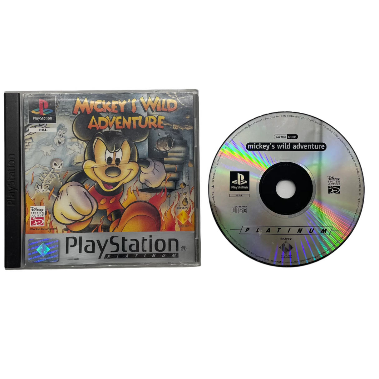 Mickey’s Wild Adventure PlayStation 1 PS1 Game + Manual PAL