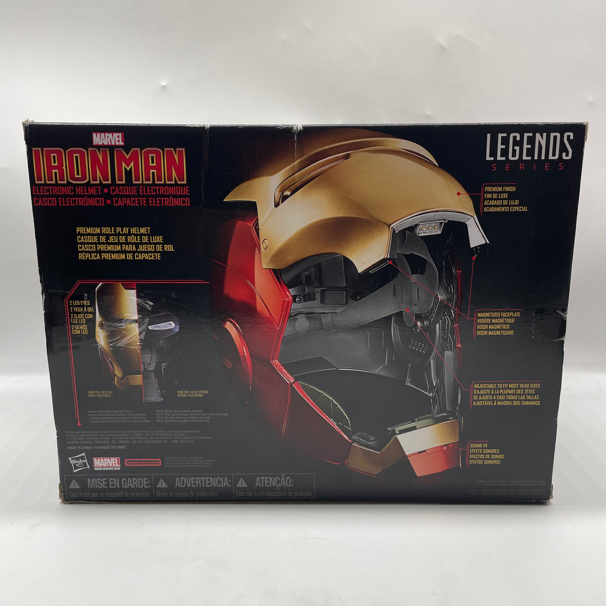 Iron Man Electronic Helmet Boxed Marvel Legends Series