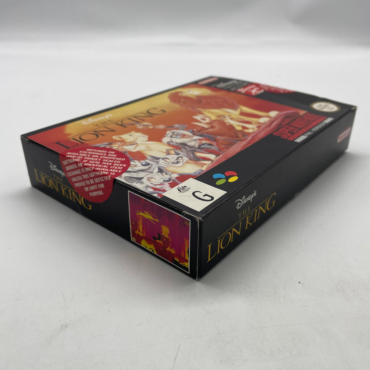 The Lion King Super Nintendo Entertainment System SNES Game Boxed Complete