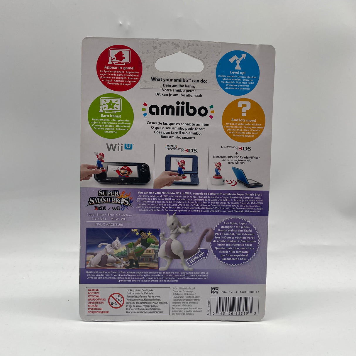 Mewtwo No. 51 Super Smash Bros Amiibo