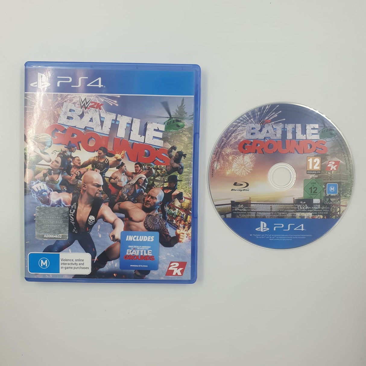 W2K Battle Grounds PS4 Playstation 4 Game