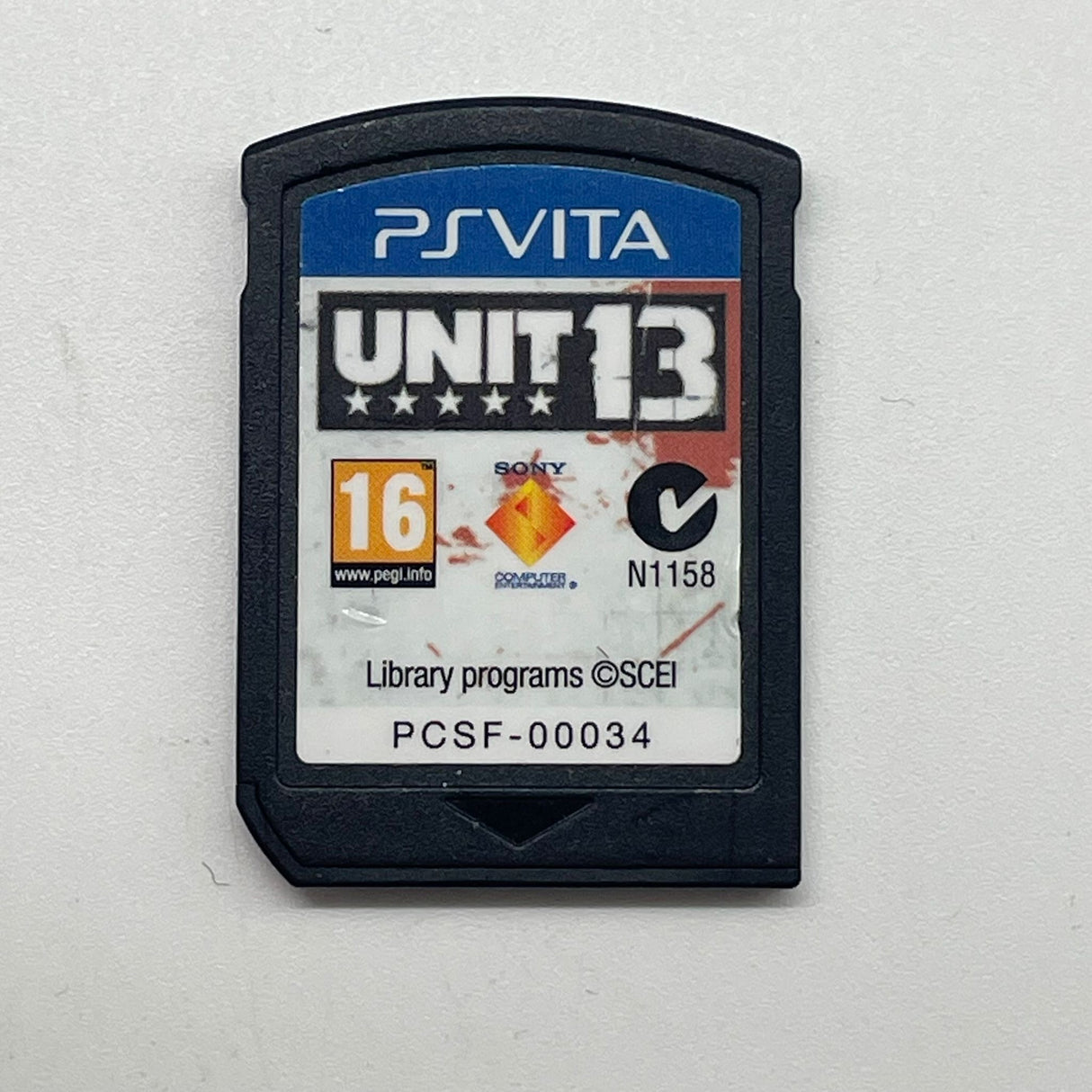 Unit 13 PS Vita Playstation Game Cartridge