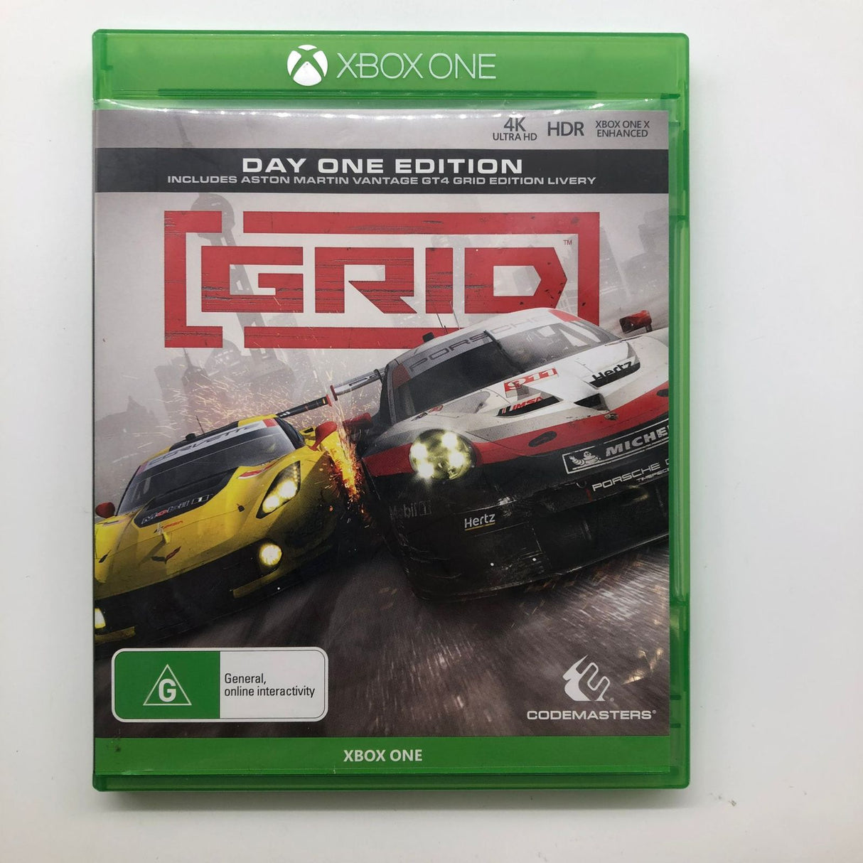 GRID Day One Edition Xbox One Game + Manual
