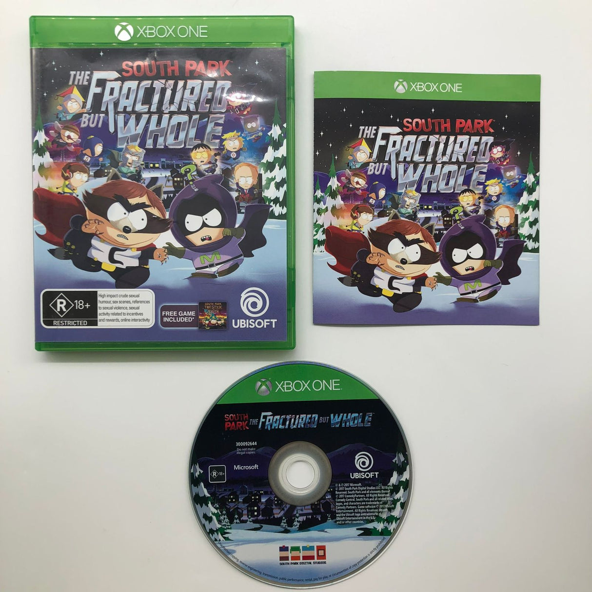 South Park The Fractured But Whole Xbox One Game + Manual
