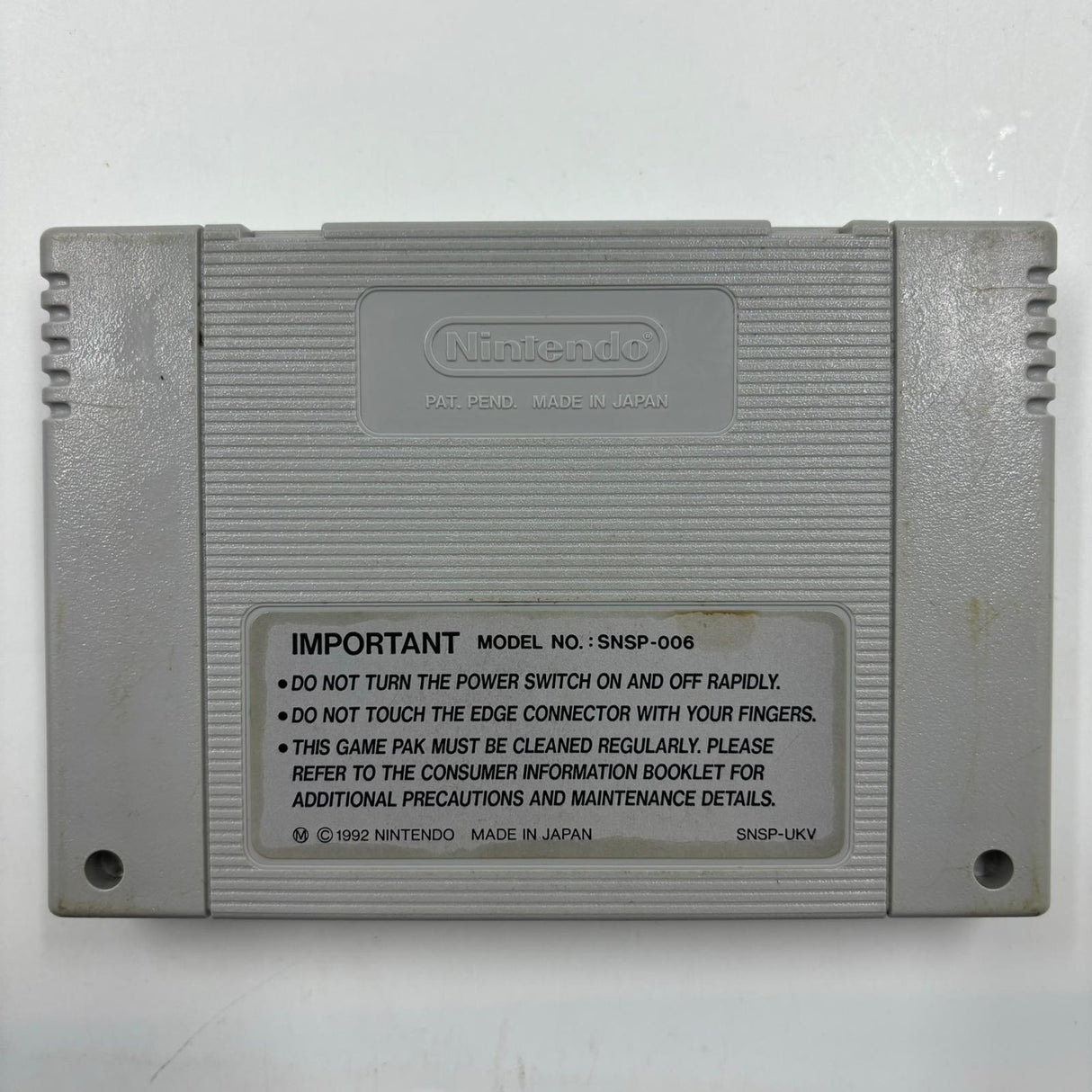 Wario's Woods Super Nintendo SNES Game cartridge PAL