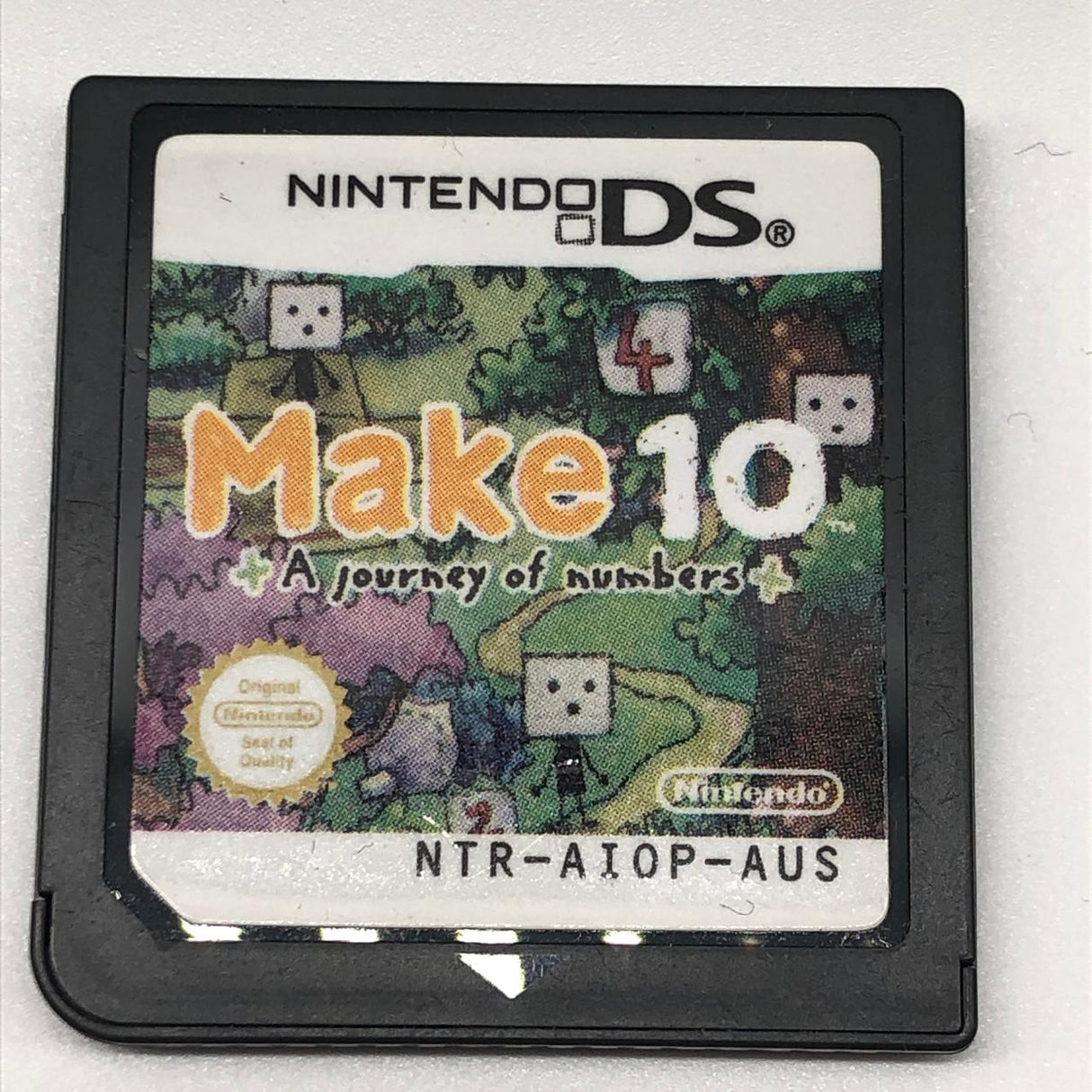 Make 10 A Journey Of Numbers Nintendo DS Game Cartridge