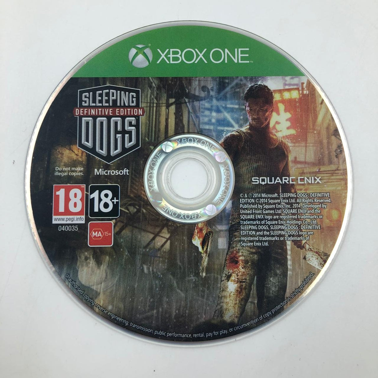 Sleeping Dogs Definitive Edition Xbox One Game Disc Only