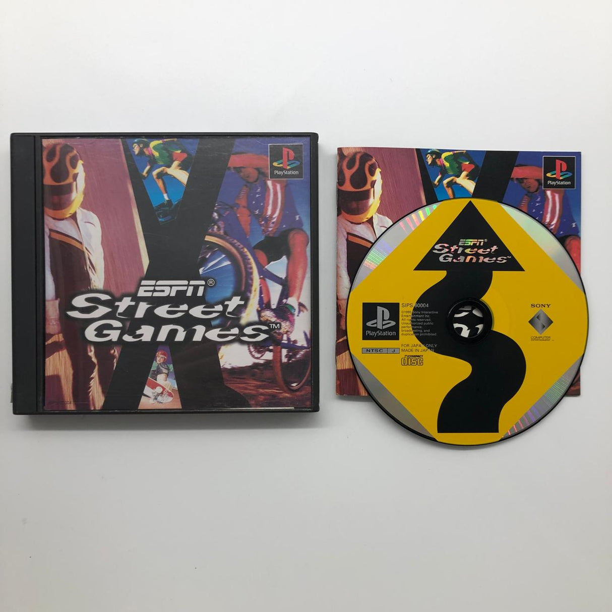 ESPN Street Games PS1 Playstation 1 Game + Manual NTSC-J