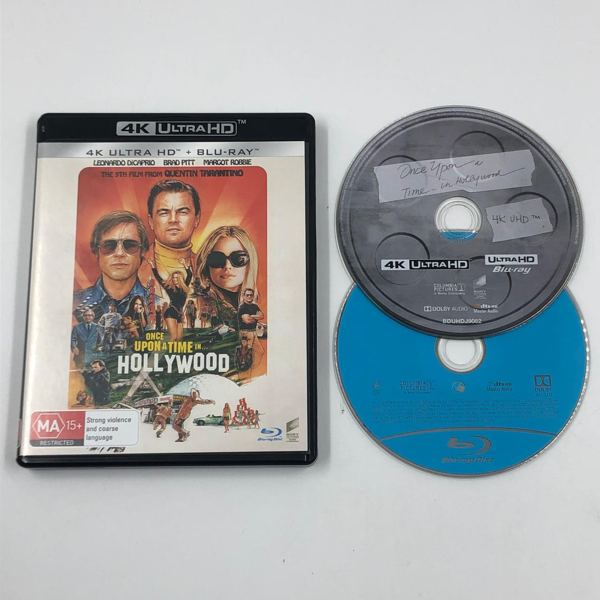 Once Upon A Time In Hollywood 4K Ultra HD + Blu-Ray DVD
