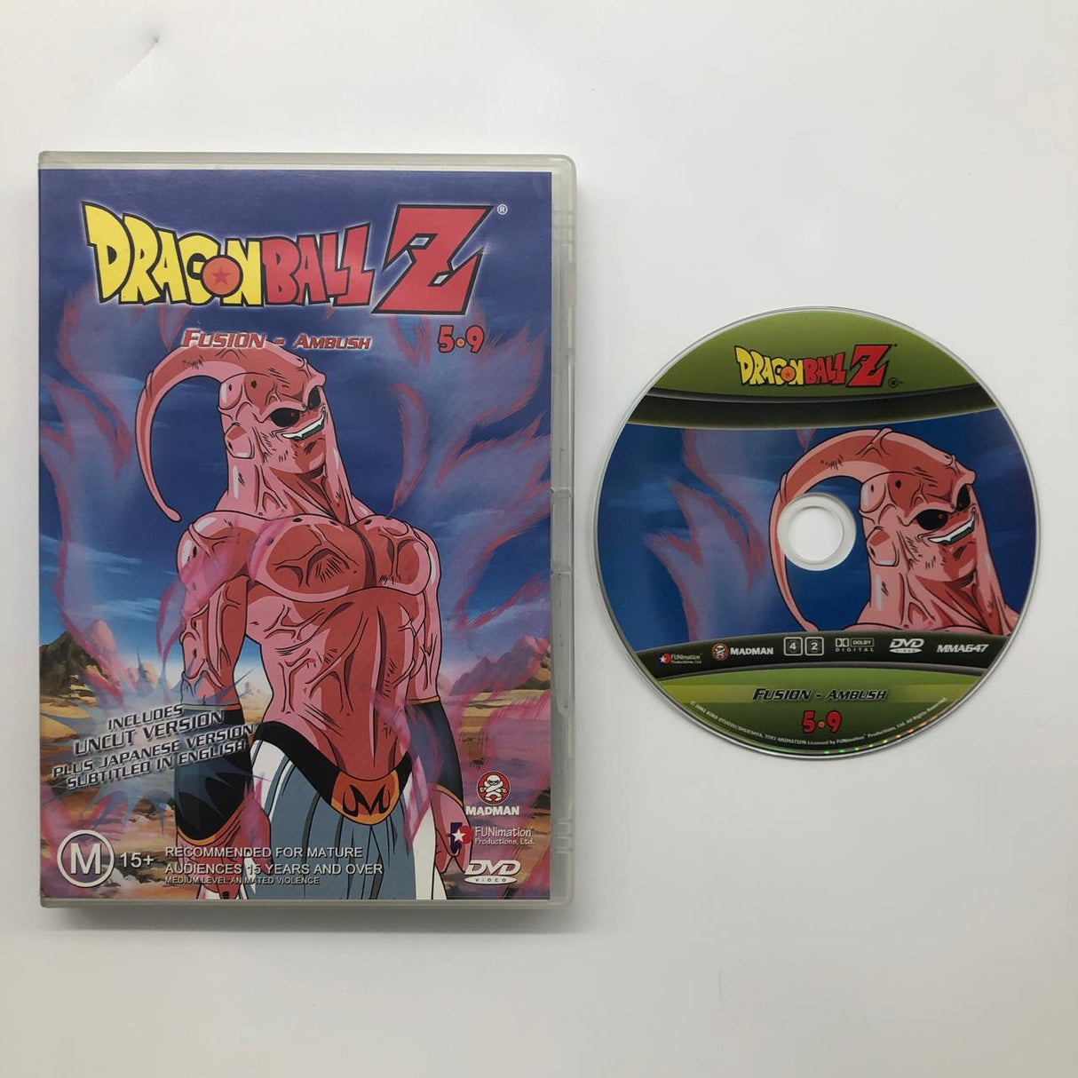 Dragon Ball Z Fusion Ambush 5.9 Region 4 DVD