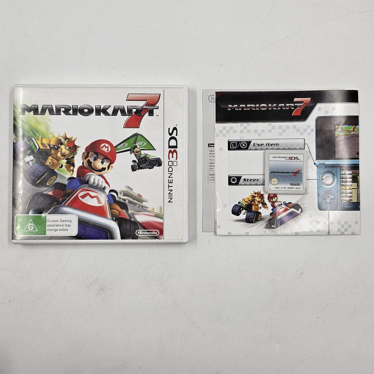 Mario Kart 7 Nintendo 3DS Game + Manual PAL