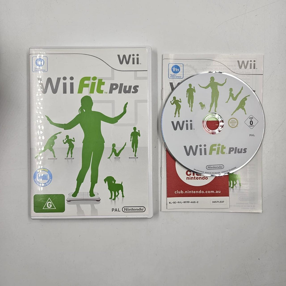 Wii Fit Plus Nintendo Wii Game + Manual PAL