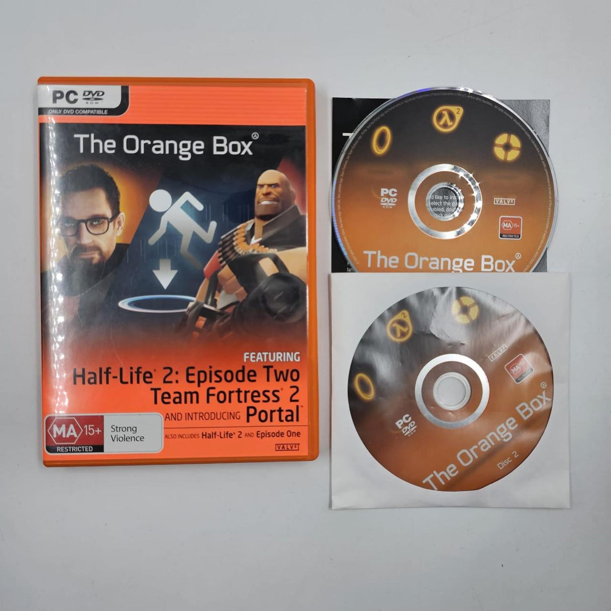 The Orange Box Half-Life 2 PC Game + Manual