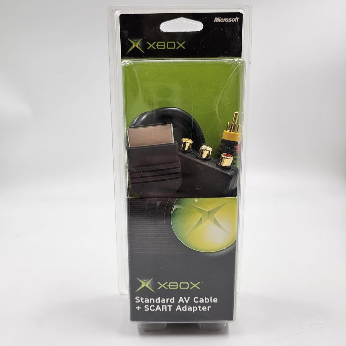 Microsoft Xbox original Standerd AV Cable + Scart Adapter