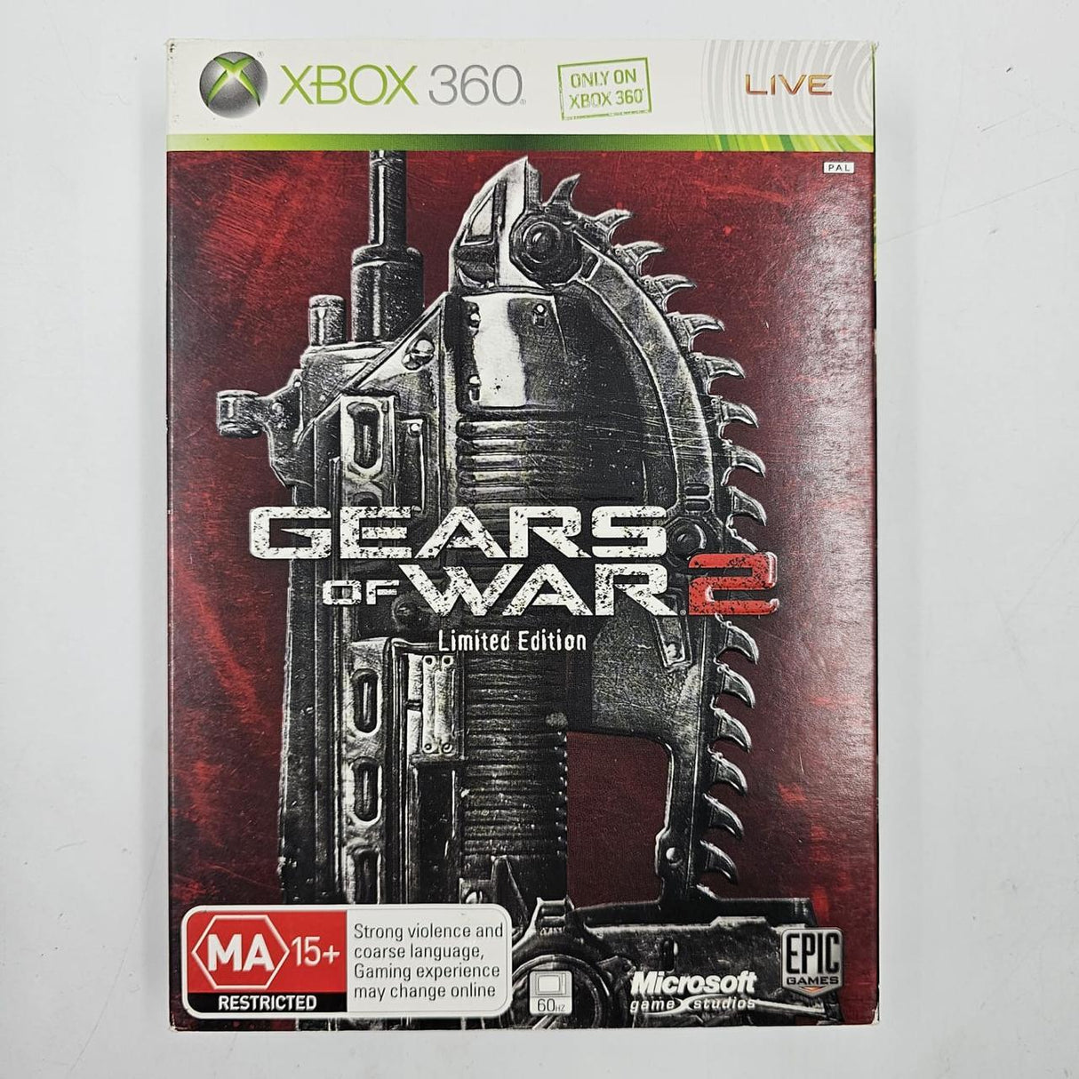 Gears Of War 2 Limited Edition Xbox 360 Game + Steelbook