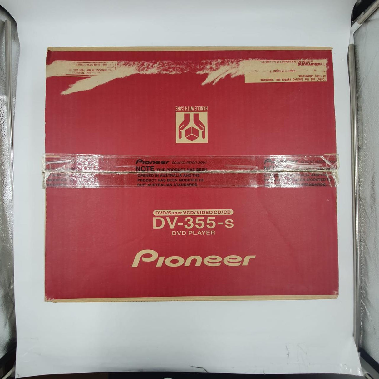 DVD Player Pioneer Dv-355-s With Remote Control And AV Cables Boxed