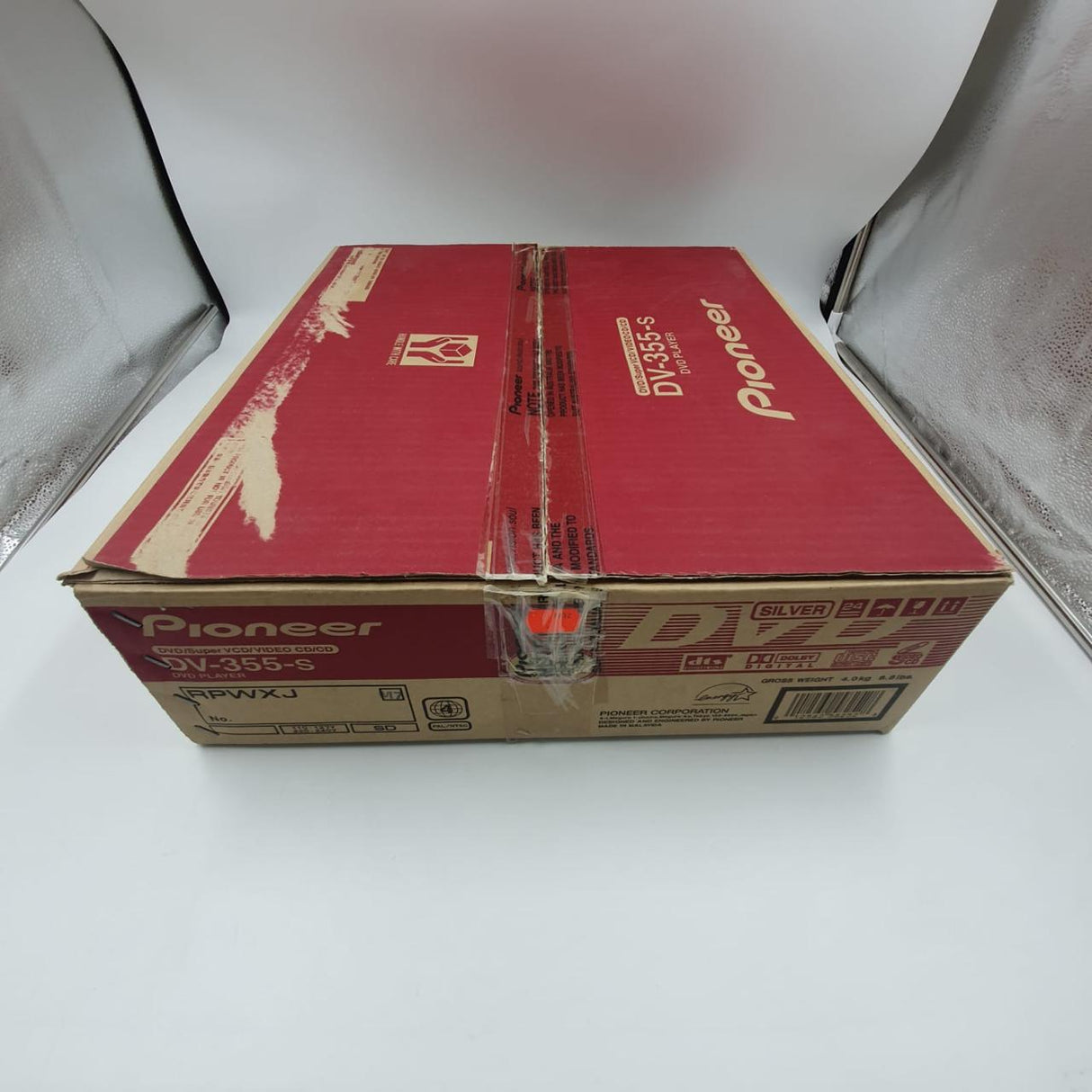 DVD Player Pioneer Dv-355-s With Remote Control And AV Cables Boxed