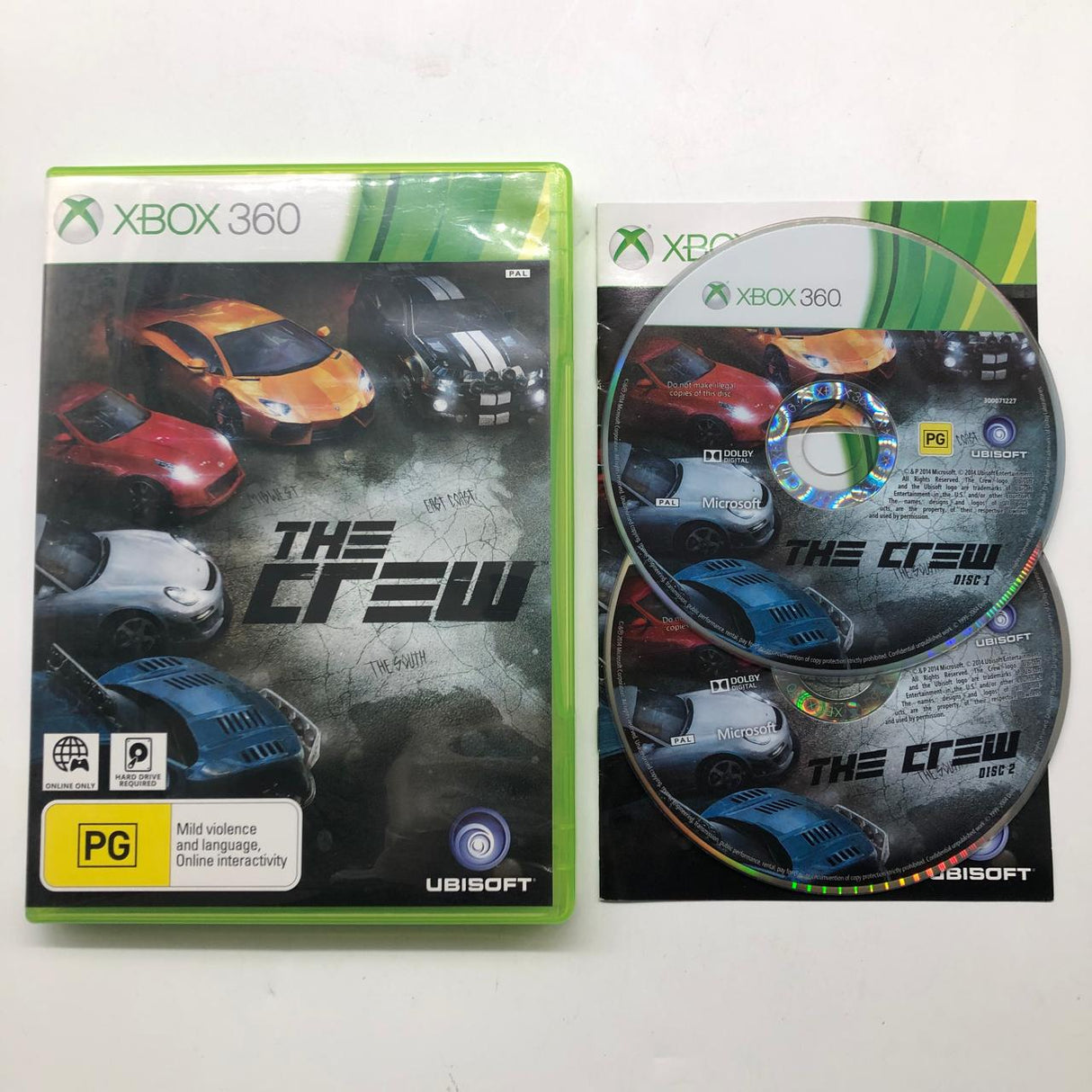 The Crew Xbox 360 Game + Manual PAL