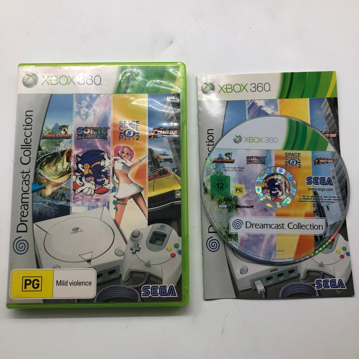 Dreamcast Collection Xbox 360 Game + Manual PAL