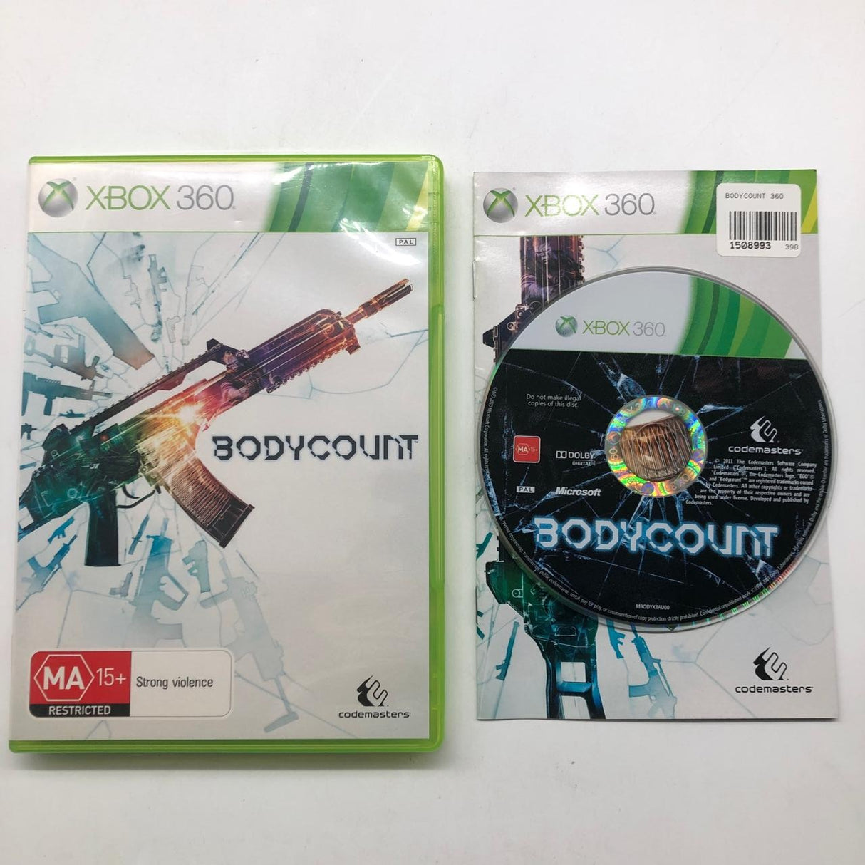 Bodycount Xbox 360 Game + Manual PAL